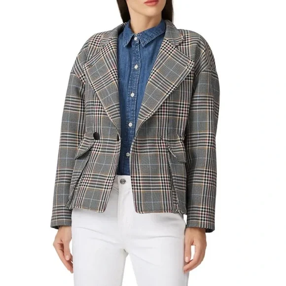 ba&sh Beth Plaid Jacket - Picture 2 of 15